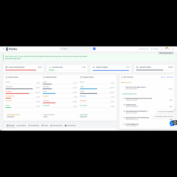 Perfex CRM Lead Management & Sales Automation